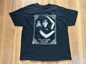 Wednesday Netflix Series Blackest Heart Graphic T-Shirt XL